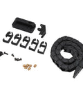 3D Printer Drag Chain 16.9 Inch Kit For Bamboo P1P Cable Carrier Low Noise Quiet Operation No Fuss Install With Hardware Screws And Nuts