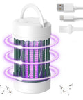 Portable USB Skeeter Zapper Lamp With 4000V Grid Rechargeable Bug Killer Trap Blue UV Light for Indoor Outdoor Use