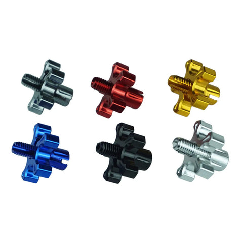 Colorful cable adjuster screws for Heavy Duty Motorcycle Brake Clutch Levers Set With Cable Wire Adjuster Screw Bolt Aluminum