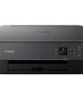 Wireless All In One Color Printer With Crisp Oled Touchscreen Display And Instant Wifi Access front view, compact design for easy use.