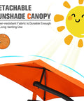 Outdoor Hanging Chaise Lounge Chair For Patio With Removable Canopy Cushions And Anti Toppling Rope Arc Hammock For Poolside Backyard Garden Or Porch Comfort showing detachable sunshade canopy.