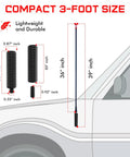 3 Foot Fiberglass CB Radio Antenna Built Beefed Up With 1000 Watt Power shown on vehicle diagram