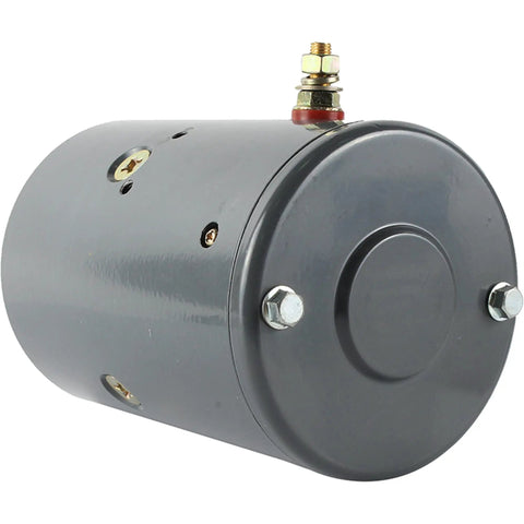 Top Shelf 12 Volt Pump Motor Ccw Rotation 1.7KW Heavy Duty Replacement motor with bolt holes for trucks and work equipment.