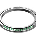 Kick Ass Precision Cross Roller Slewing Bearing Ra7008 UUCC0 showcasing the cross-sectional view with sealed design for heavy-duty use.