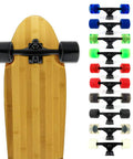 All In One Longboard Skateboard Combo Kit With 70mm Wheels, 7 Inch Aluminum Trucks (180mm Axles), ABEC 7 Bearings, various wheel colors