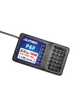 Six Channel 2.4GHz RC Receiver With FHSS Anti Interference Tech For X4 X5 X6 Transmitters Perfect For RC Cars And Boats Durable Build Simple Plug And Play One Piece Package, showing connection ports