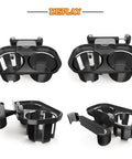 Dual Cup Holder Hook For Rivian R1s And R2 keeps drinks locked tight with dual slots and phone clip for backseat streaming.