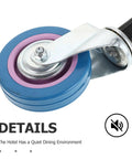 4 Inch Silent Swivel Trolley Wheels Built To Haul Heavy Duty Furniture Casters Wear Resistant Stainless Steel And Plastic