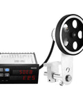 Grab The Exact Measurements You Need With This Slick Digital Length Counter Featuring Dual Relays For Smooth Cable Tracking In Feet Or Meters A Smart Pick For Heavy Duty Textile And Industrial Shops. Digital length counter with dual relays and rubber wheel sensor.