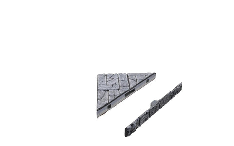 Warlock Tiles Expansion Dungeon Tile III Angles For Tabletop RPGs And Dungeons And Dragons stone diagonal piece