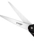 Heavy Duty Spring Action Fabric Scissors For Sewing Pro Grade Ultra Sharp Stainless Steel Shears close-up blades