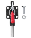 Rock Solid Heavy Duty Toggle Clamp Horizontal Push Pull Clamp Cast Iron Alloy Steel 390kg Holding Force 42mm Stroke