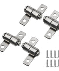 Two Sets Of 360 Degree Torque Friction Hinges With Carbon Steel Shafts And Screws, Left And Right, Small Size 29 X 18 X 8 Mm, 0.15 N M Torque