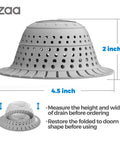Hassle Free Shower Drain Hair Catcher For Tub And Sink Using Heavy Duty Mesh Strainer Design, 4.5 inch wide, 2 inch tall, gray silicone.