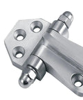 Heavy Duty Refrigerator Door Hinge Replacement Fridge Steel Hardware For Smooth Daily Opening No Sweat Swap close-up of steel hinge with mounting holes