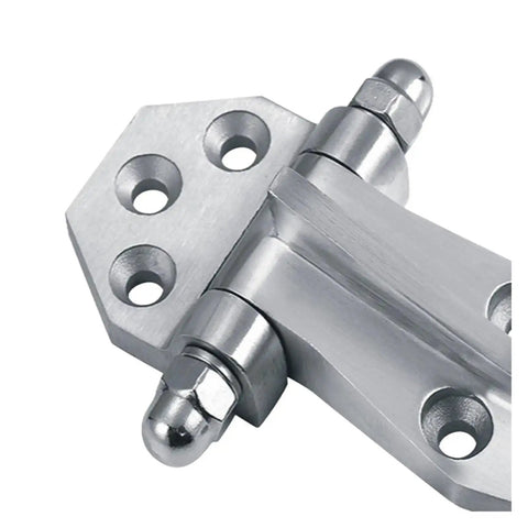 Heavy Duty Refrigerator Door Hinge Replacement Fridge Steel Hardware For Smooth Daily Opening No Sweat Swap close-up of steel hinge with mounting holes
