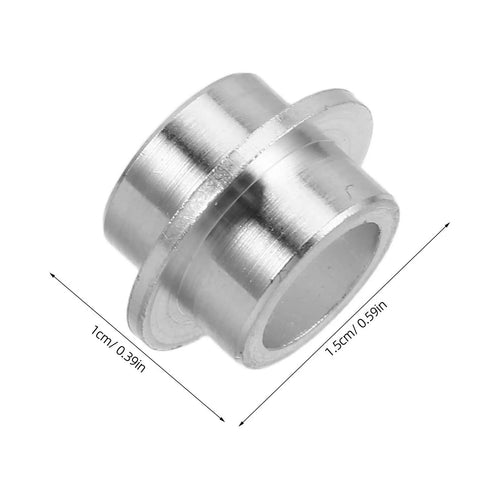 Rad High Quality Pro Grade Aluminum Skateboard Bearing Spacers Hardware Kit 30 Pcs Self Centering Axle Spacer 1.5cm silver