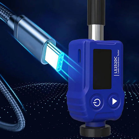 7 In 1 Portable Hardness Tester For Aluminum And Steel Alloys, Superficial Durometer Testing Machine, Leeb Hardness Tester, Hardness Testing Equipment LS252DC, On The Go Metal Material Gauge with probe