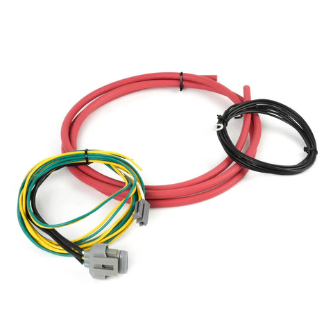 3G Alternator Conversion Harness Kit With Heavy Gauge Wiring For Ford F Series 1984 Upgrades From 1G And 2G To 3G Prewired 3 Pin ASI D Shaped Connector Simple Install For F 150 F 250 Super Duty Ranger Bronco Mustang Electrical System Upgrade, showing wiring and connectors.