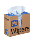 Heavy Duty Shop Towels For Oil And Grime, 75-Count Dispenser Box, Thick Absorbent Wipes 9.5 By 16 Inches visible in pop-up box