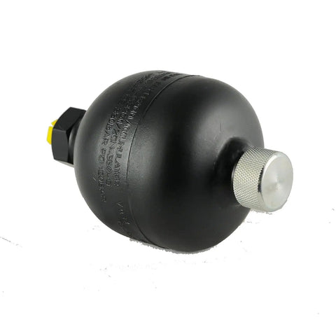 Diaphragm Hydraulic Accumulator Built For Tough Jobs, 20 Cu In Capacity 0.32 L, 3/4-16UNF Threads, Ultra High Pressure 4786 Psi, Energy Storage For Hydraulic Systems, Compact And Easy To Connect, Metric Circuit Ready, Heavy Duty Performance