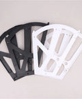 No Sweat Plastic Cabinet Hinges For Shoe Rack And Kitchen Drawer Quick Swap Pivot Hardware With Slick Swing Action, featuring black and white hinge variations.