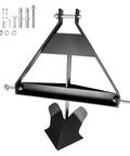 Beefy Category 1 Three Point Middle Buster Plow With Single Shank Furrower And Ditch Buster For Tractors, steel construction