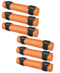 Never Lose Your Fishing Rod Again With High Visibility Orange Floats For Kayaks And Boats, Foam Tube Pole Floaties in a set