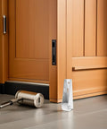 12 Piece Sliding Cabinet Door Rollers With Silent Nylon Wheels And Heavy Duty Steel Design For Rolls Like Butter Wardrobe Gliding close-up of steel roller and door