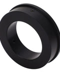 Aluminum 76mm To 50mm Stereo Microscope Camera Adapter Ring For 120X 180X 300X Monocular C Mount Lens Video Microscope Converter, black aluminum ring