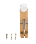 Heavy Duty Metal Watch Link Remover Tool With Micro Adjustment Slider For 14-26mm Stainless Steel Bands Gold Tone Strap Adjuster Kit