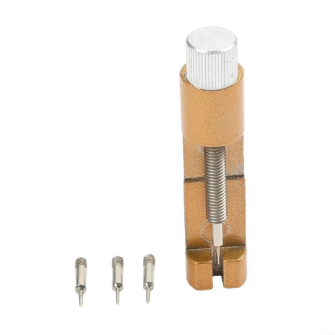 Heavy Duty Metal Watch Link Remover Tool With Micro Adjustment Slider For 14-26mm Stainless Steel Bands Gold Tone Strap Adjuster Kit