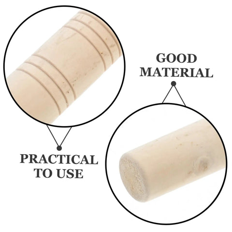 Close-up of Durable Garden Sickle Handle Replacement with Solid Wood Grip, highlighting material quality and practicality