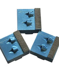 PCD Diamond Concrete Grinding Discs Set of 3 with Clockwise Segments for Epoxy Paint Glue and Coatings Wet or Dry Use Fits PG 280 400 450 530 Walk Behind Grinders Redi Lock Style