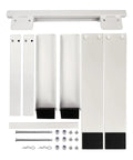 Heavy Duty No Drill Window AC Bracket That Holds Up To 200 Lbs, steel parts and hardware for Easy Install Universal Window Air Conditioner Support