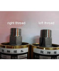 One Inch Rotating Brass Joint For High Pressure Hoses DN25 With Leak Proof Seal And 360 Degree Smooth Rotation Preventing Kinks Durable Connector For Reliable Quick Connect In Tough Work Environments, right thread and left thread