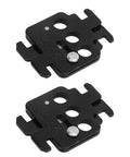 Rock Solid Two Piece Steel Circuit Breaker Lockout Kit With Heavy Duty Lockout Tagout Padlock For Switch Panels shows two steel lockout plates.