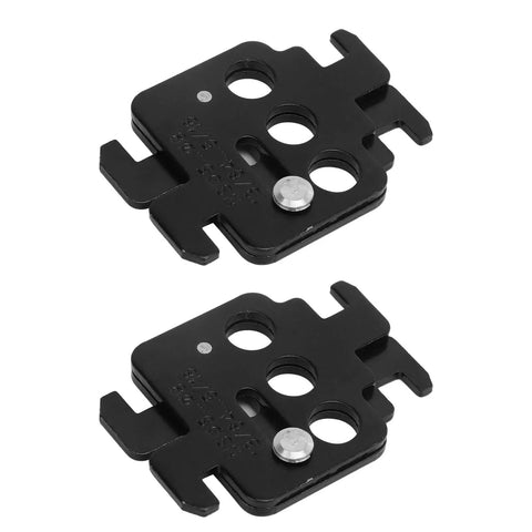 Rock Solid Two Piece Steel Circuit Breaker Lockout Kit With Heavy Duty Lockout Tagout Padlock For Switch Panels shows two steel lockout plates.