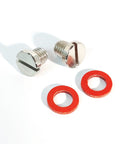 2 Pack Stainless Steel Drain Screw Plug And Gasket Kit For Outboard Lower Unit Built To Last Premium 304 Stainless Steel Construction