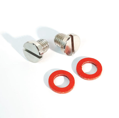 2 Pack Stainless Steel Drain Screw Plug And Gasket Kit For Outboard Lower Unit Built To Last Premium 304 Stainless Steel Construction