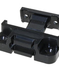 5 Pack Quick Release Black Plastic Panel Connectors for Furniture showing bracket style for versatile mounting