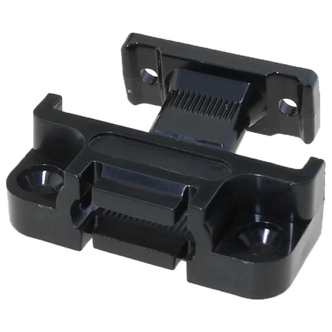 5 Pack Quick Release Black Plastic Panel Connectors for Furniture showing bracket style for versatile mounting