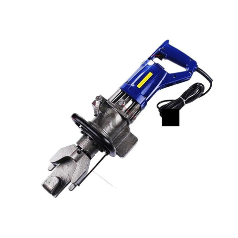 Heavy Duty Hydraulic Rebar Cutter And Bender Handheld Steel Rod Bending Machine Power Tool close-up view showing ergonomic design.