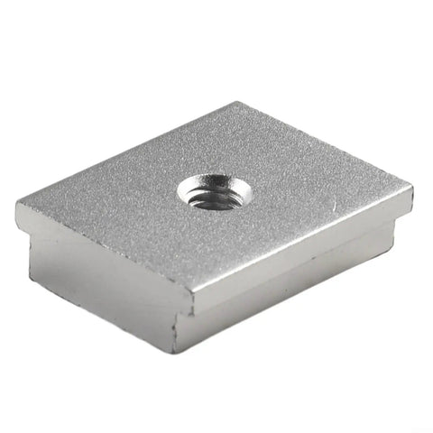Five Pack M6 M8 T Track Slider Aluminum Alloy T Slot Nut for 30 and 45 Type Tracks Silver close-up view