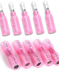 Heat Shrink Bullet Connectors Kit, 100 Pcs Male And Female Electrical Bullet Terminals, Waterproof Marine Grade Butt Connectors AWG 22-18