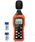 PT6708 Sound Level Meter Digital Decibel Reader 30 To 130 dB Range With Large LCD Screen, batteries included
