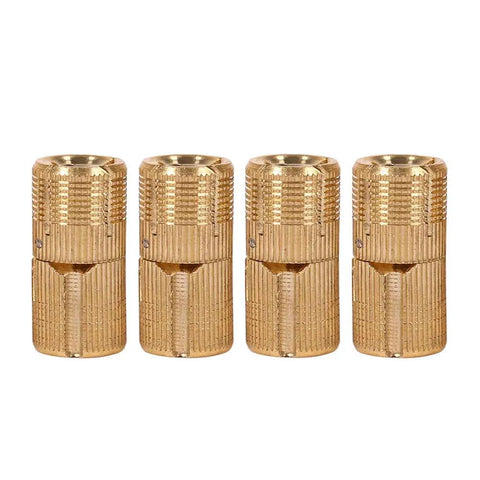 Beefy Copper Concealed Drum Hinges Set For Caravan Worktops And DIY Cabinets 180 Degree Opening Fits 10mm 12mm 14mm 16mm Doors Rust Resistant