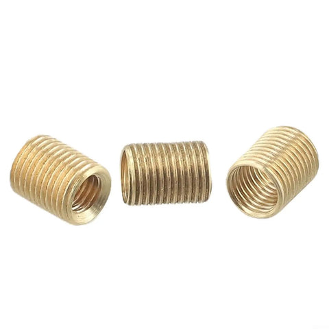 Gold Aluminum Shift Knob Thread Adapter Kit 3 Piece M10x1.25 M10x1.5 M8x1.25 Nut Insert Set for manual gear shifter
