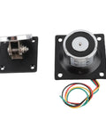 Heavy Duty Electromagnetic Door Holder With 132 Pound Strong Suction For Wooden And Fire Doors Features Smart Power On Locking Mechanism In Cast Steel components.