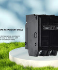 100 Amp Two Pole Circuit Breaker for 120 and 240 Volt AC Systems with Plug In Mount 10KA Interrupting Rating, front view